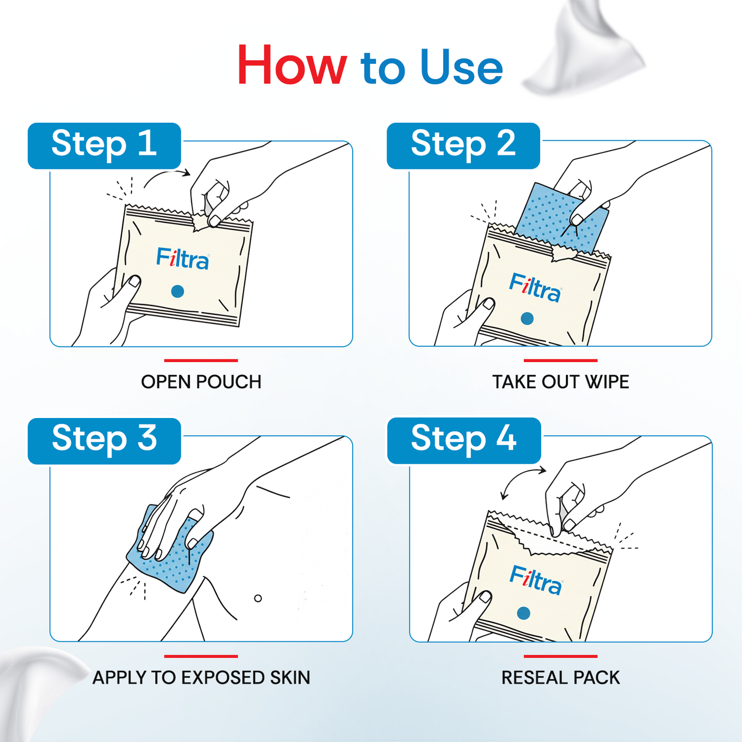 Mosquito Repellent Wipes (Pack of 2 Pouch)