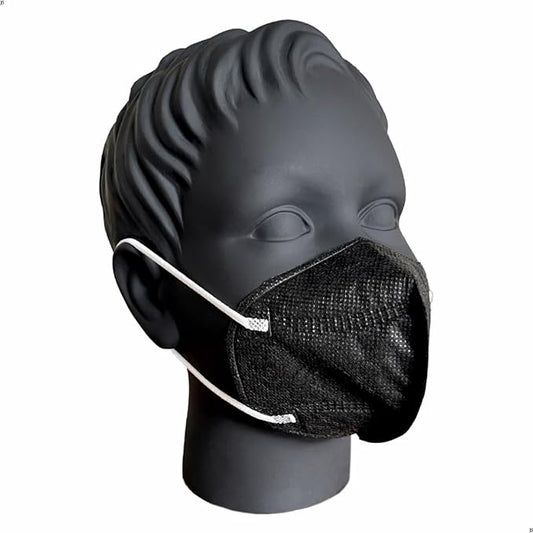 Black Kid's N95 Mask Small Size Box of 25 Masks