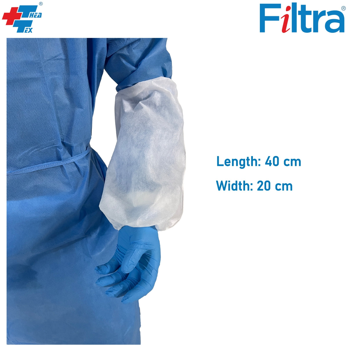 Disposable Arm Sleeves 25 GSM Pack of 50 Nos 25 Pairs