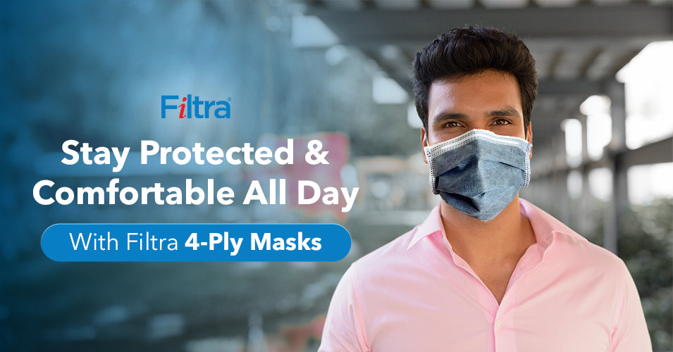 Blue 3-Ply Ear Loop Surgical Mask Box of 100 Masks