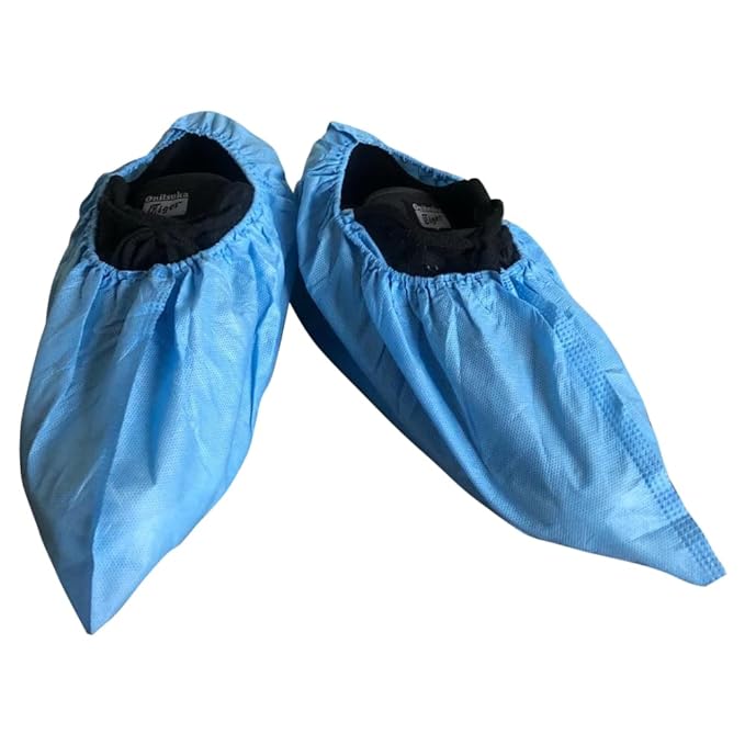 Dark Blue Nonwoven Shoe Covers SMS Pack of 50 Nos 25 Pairs