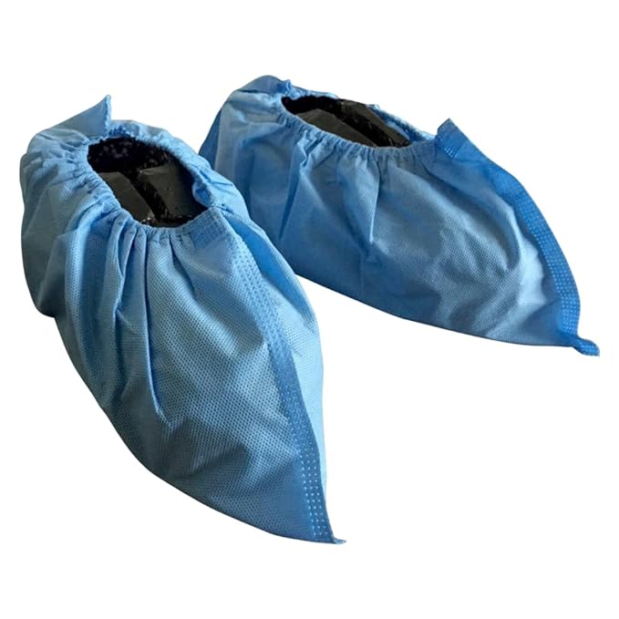 Dark Blue Nonwoven Shoe Covers SMS Pack of 50 Nos 25 Pairs