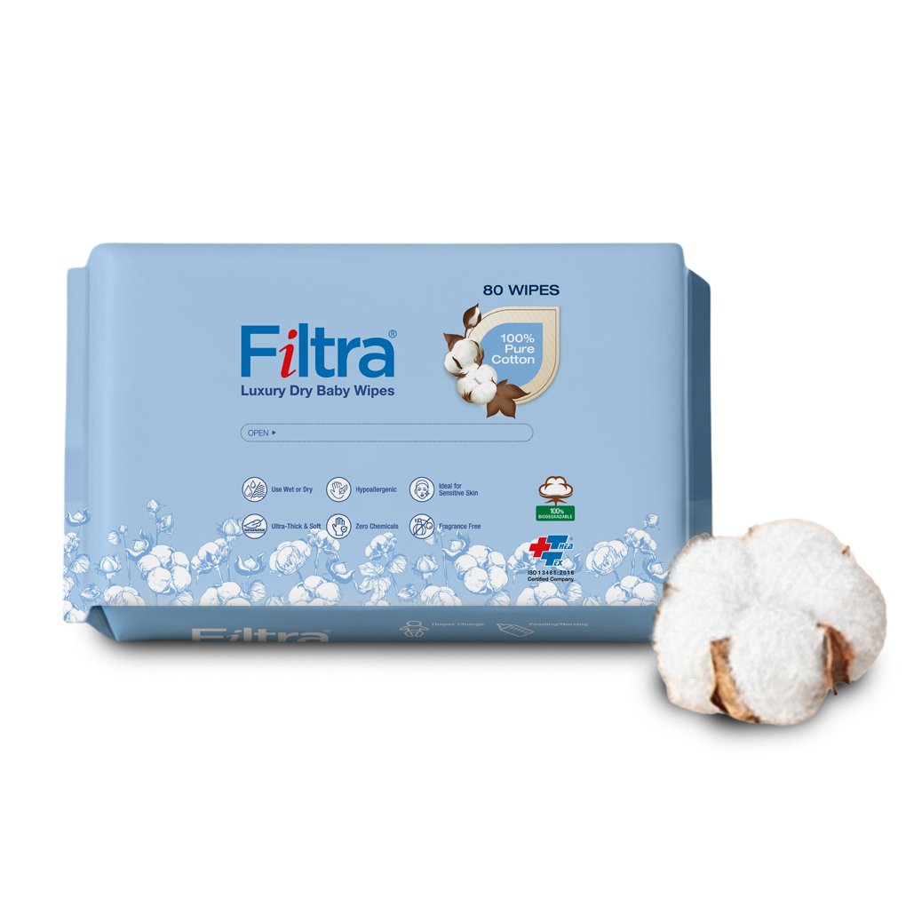 Luxury Dry Baby Wipes
