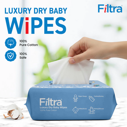 Luxury Dry Baby Wipes