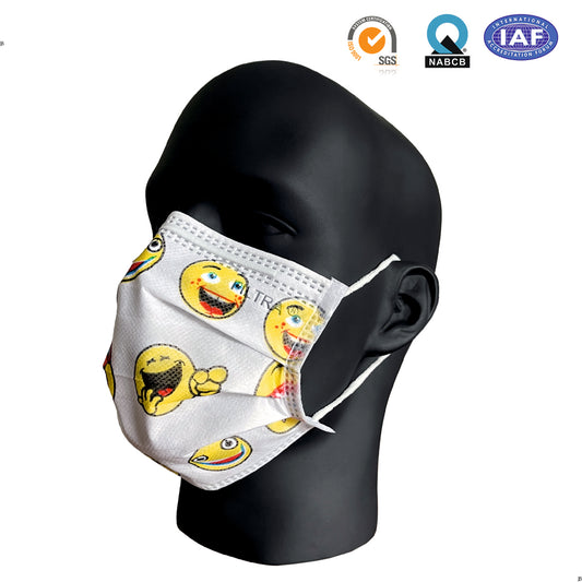 Cartoon 3-Ply Ear Loop Surgical Mask Box of 100 Masks