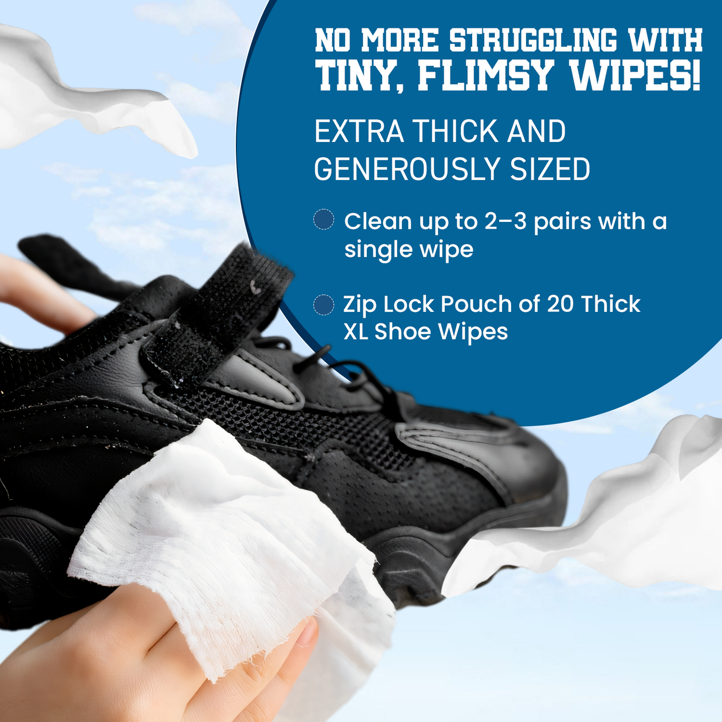 Shoe Cleaning Wipes