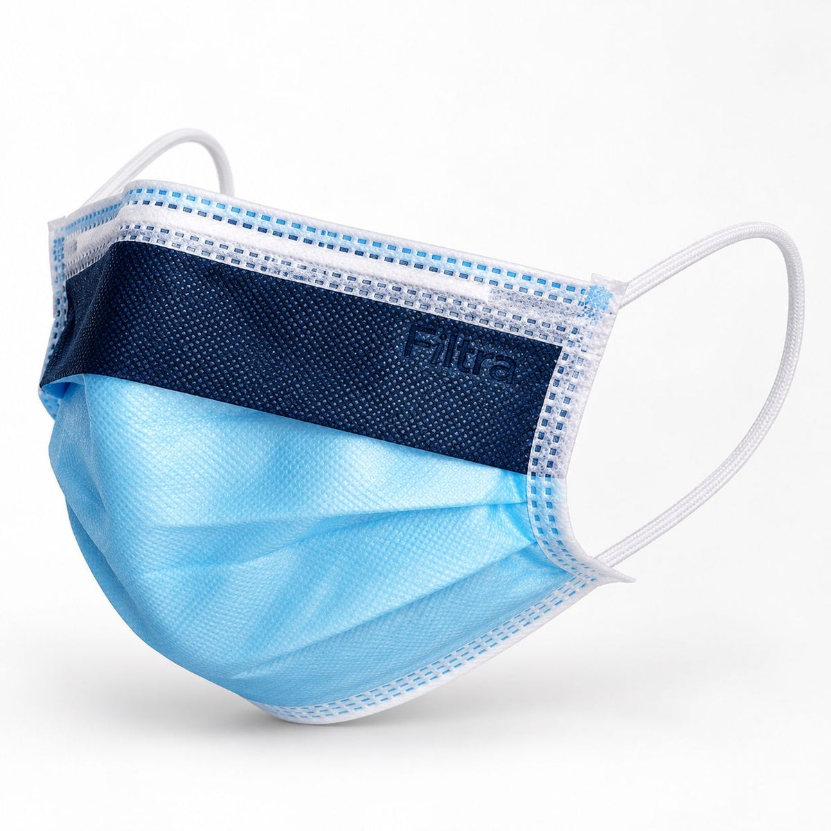 Blue 4-Ply Ear Loop Anti Fog Mask Box of 50 Masks