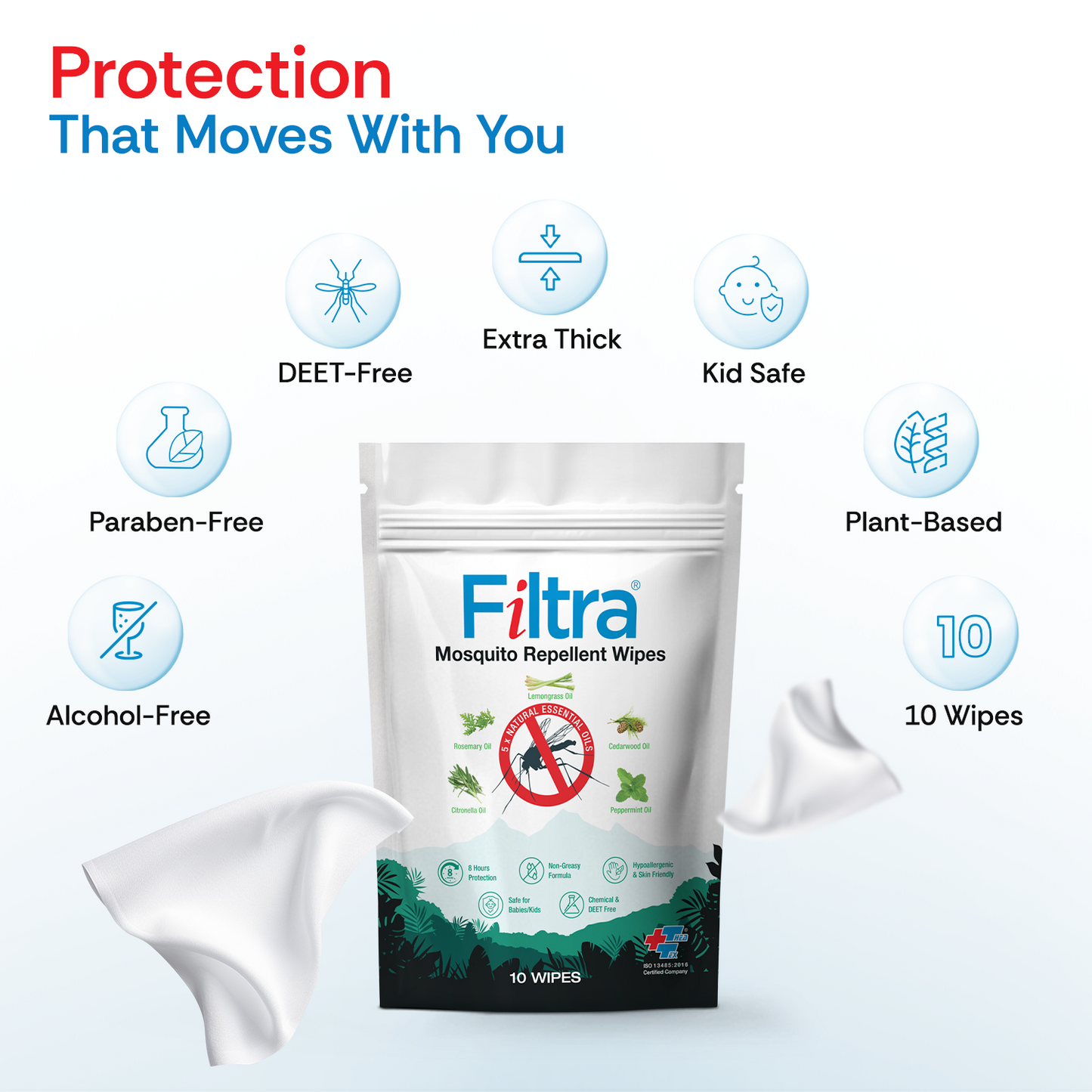 Mosquito Repellent Wipes