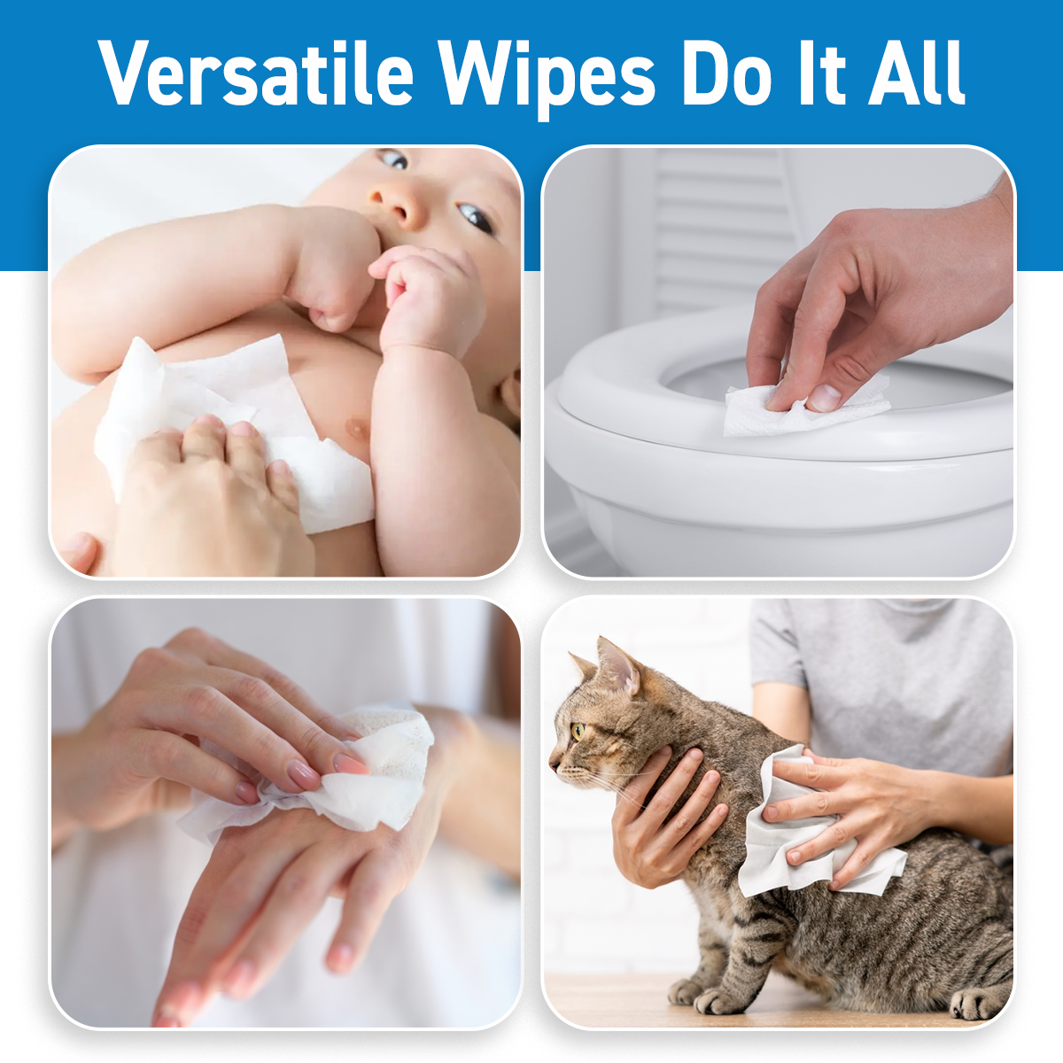 Flushable Personal Wipes Pack of 48