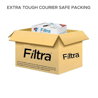 Image showcasing the Extra tough courier safe packaging done by filtra while shipping their products 