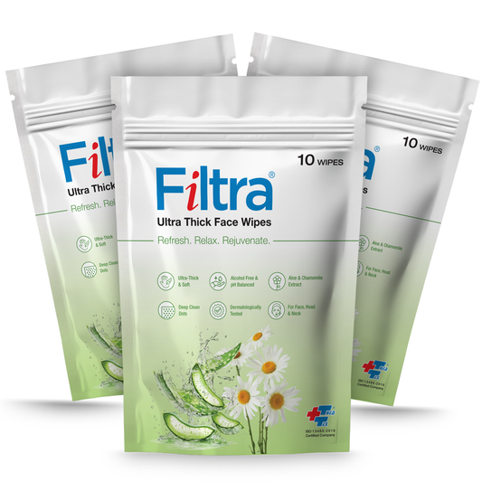 Ultra Thick Face Wipes (Pack of 3 Pouch)