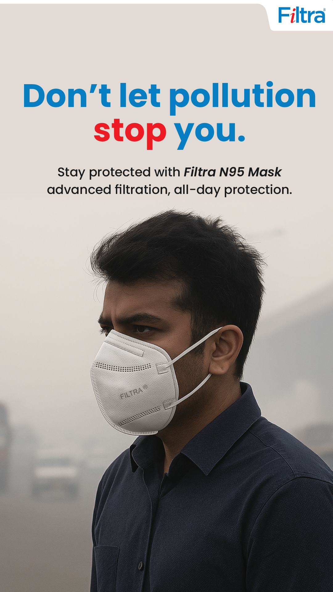 White N95 Mask with Ear Loops Box of 25 Masks