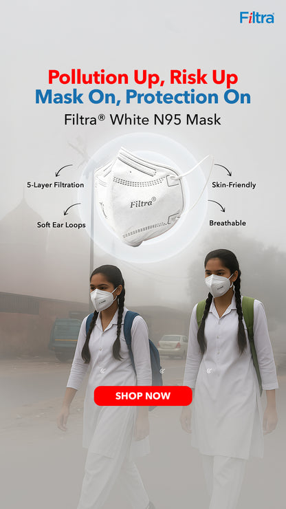 White N95 Mask with Ear Loops Box of 25 Masks