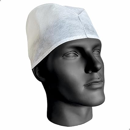 FILTRA® Disposable Surgeon's Cap | White | Box of 100 Caps