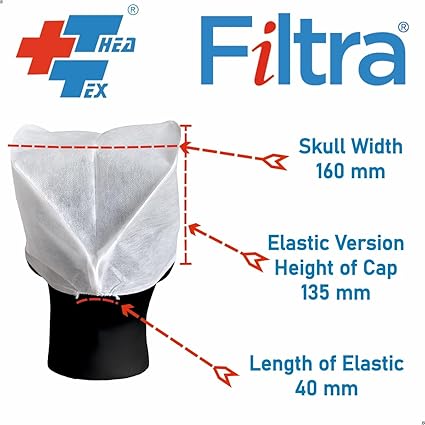 FILTRA® Disposable Surgeon's Cap | Green | Box of 100 Caps