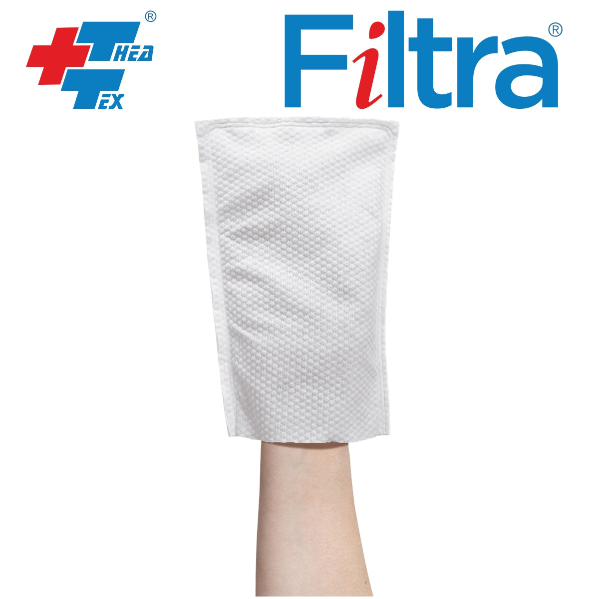 FILTRA® Disposable Wet Wash Gloves | Body Wipes | Re-Sealable Zip Lock Pouch of 10 Gloves | [10 count (Pack of 3)]