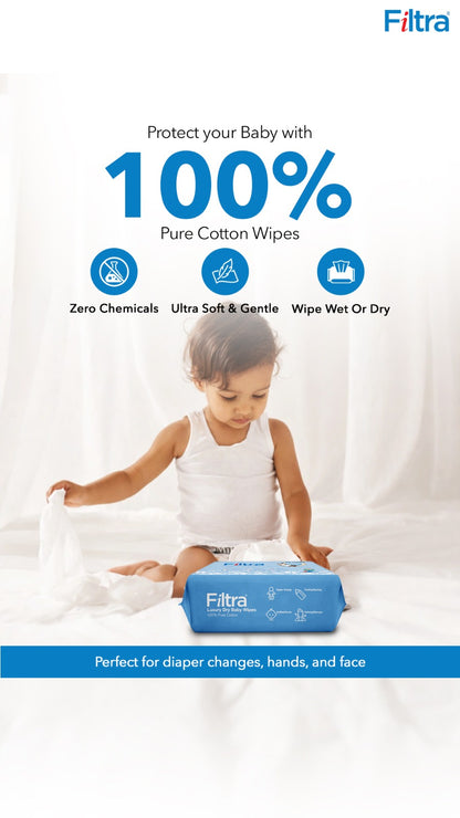 Luxury Dry Baby Wipes
