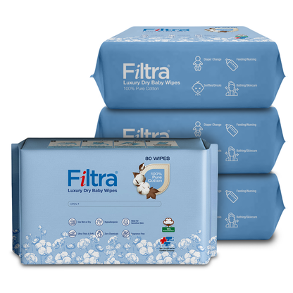 Luxury Dry Baby Wipes