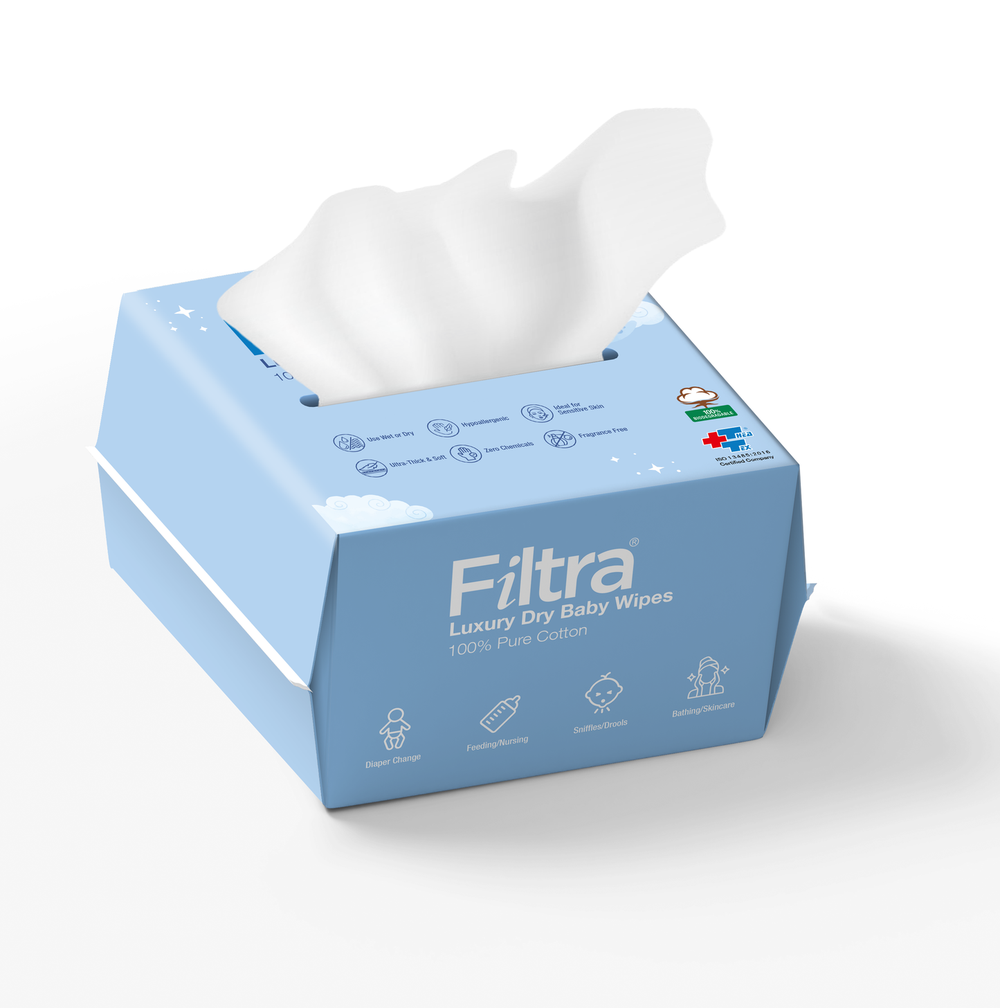 Luxury Dry Baby Wipes