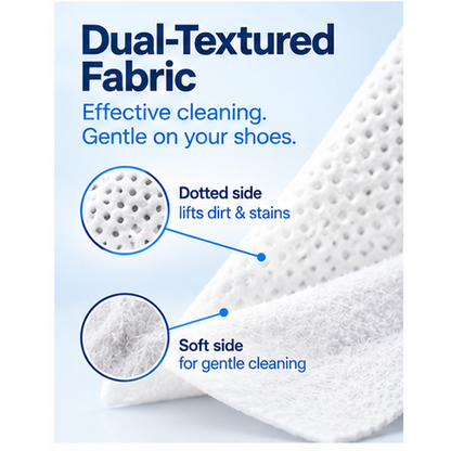 Shoe Cleaning Wipes - Box of 20 Single Sachets